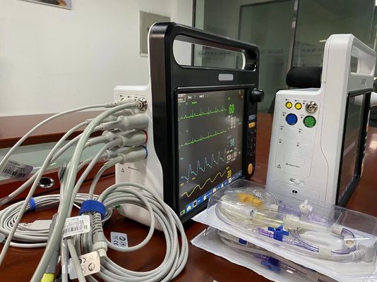 آلة مراقبة حيوية محمولة ، مراقبة مريض متعددة المعايير مع ECG