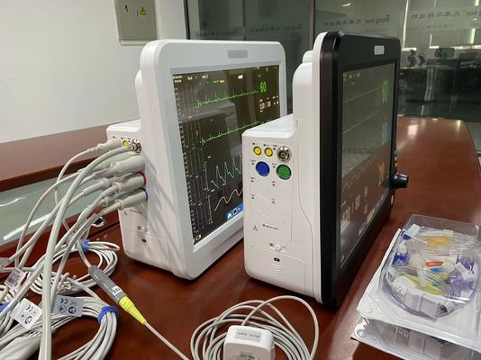 جهاز مراقبة القلب للوحدة المركزة 15 بوصة متعدد المعلمات للطوارئ في المستشفى