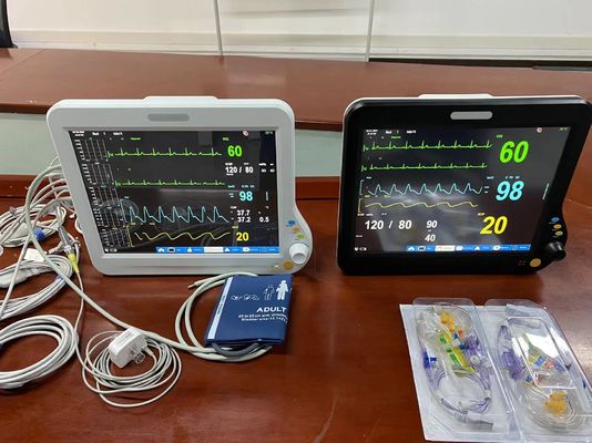أجهزة مراقبة الفسيولوجية القلبية في وحدة العناية المركزة مع شاشة لمسة 15 بوصة