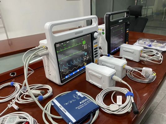 12.1&quot; آلة الإشارة الحيوية الإلكترونية ، مراقبة صحة المستشفى للتشخيص OEM ODM