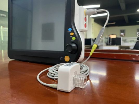 الكبار الأطفال Etco2 الأبيض الرئيسي لون لمراقبة القلب