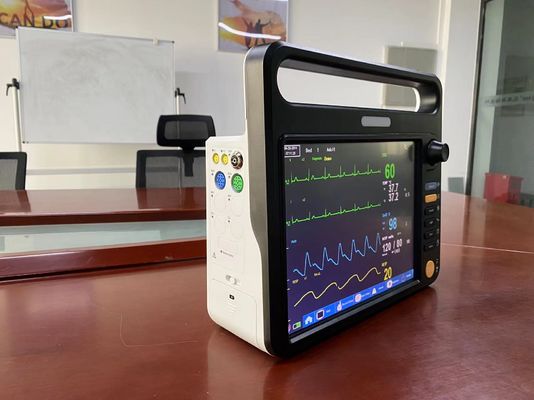 ECG SPO2 NIBP مراقبة المريض المحمولة للعلامات الحيوية في المستشفى