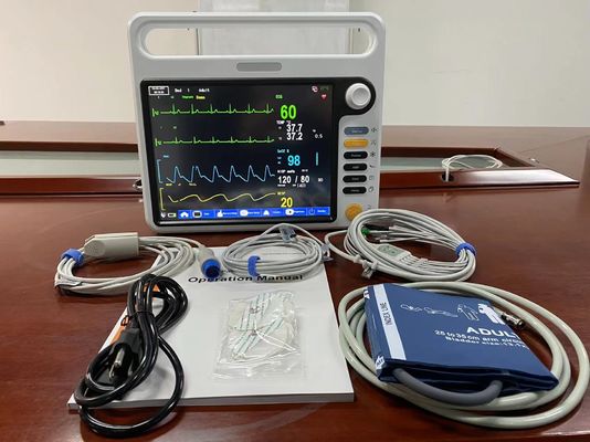 جهاز مراقبة المرضى NIBP SPO2 المحمول ، جهاز مراقبة القلب لجهاز العناية المركزة بالمستشفى