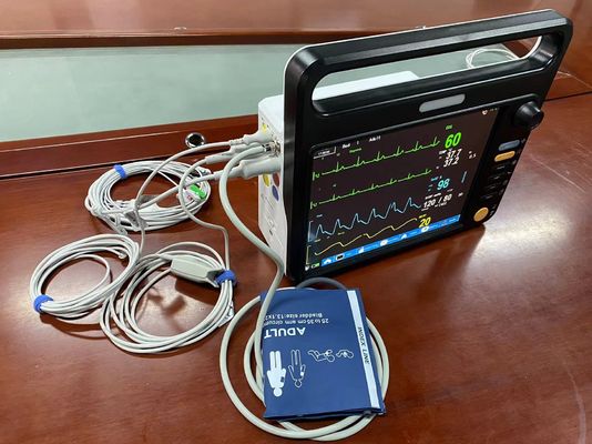 معدات مراقبة الطبية المحمولة للعلامات الحيوية مع 2IBP AG EtCO2