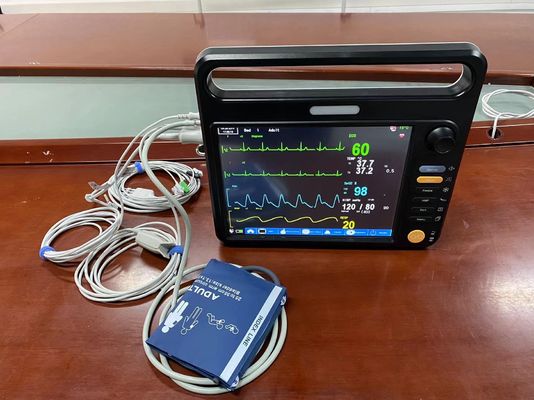 12.1 بوصة الرقمية لتحديد العلامات الحيوية جهاز متعدد المعلمات لمراقبة القلب