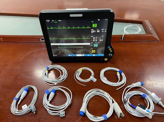 جهاز تشخيص متعدد المعلمات لمراقبة المرضى مع شاشة LCD TFT 15 بوصة OEM