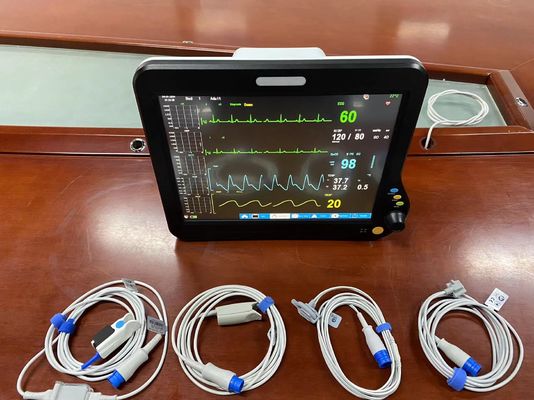 آلة مراقبة المرضى في المستشفى مع ECG NIBP SPO2