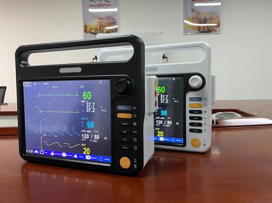 آلة مراقبة القلب متعددة اللغات مع ECG NIBP SPO2 2Temp PR HR