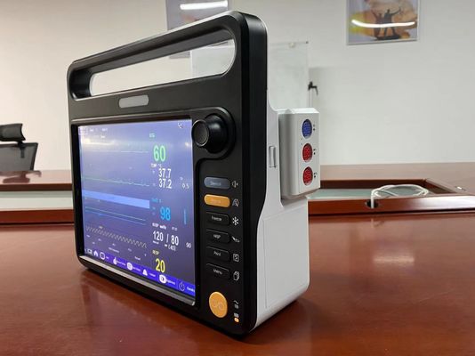 ECG NIBP SPO2 مراقب المريض المُعدّل ، مراقب الأجزاء الحيوية في العناية المركزة لمراقبة القلب