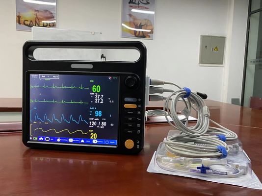 مراقبة المريض التشخيصية الوحيدة متعددة المعايير مع طابعة CMS اللمس