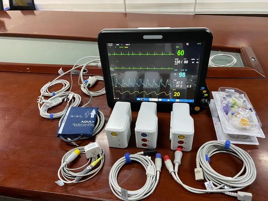 سيارة الإسعاف الطبية مراقبة علامات الحياة متعددة اللغات مع شاشة 15 بوصة OEM
