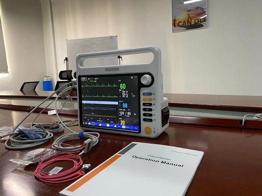 آلة مراقبة القلب الطبية متعددة المعلمات للبالغين الأطفال حديثي الولادة