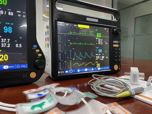 متعدد اللغات الطبية متعددة المعلمات شاشة 12.1 بوصة OEM ODM