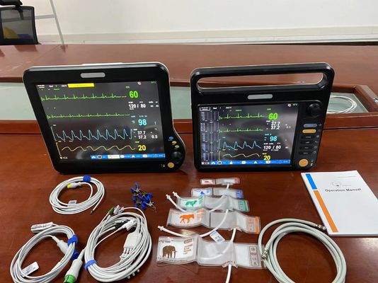 12.1&quot; جهاز مراقبة بيطرية متعددة المعايير المحمول مع شاشة لمسة OEM