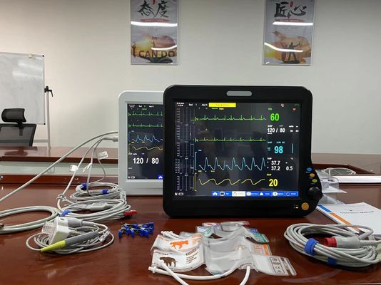معدات مراقبة علامات الحياة 15 بوصة متعدد المعلمات للمريض البيطري
