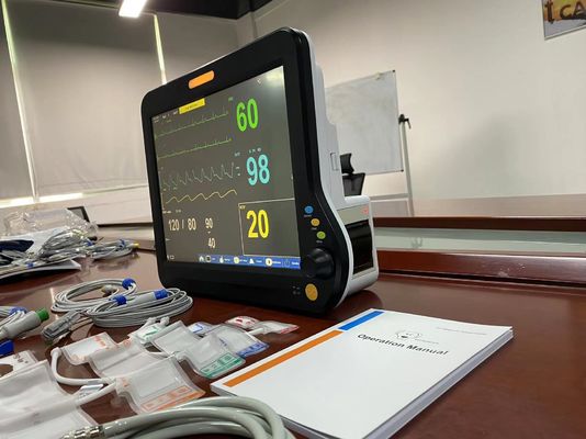مراقب متعدد المعايير الطبية البيطرية مع 2Temp SPO2 ECG