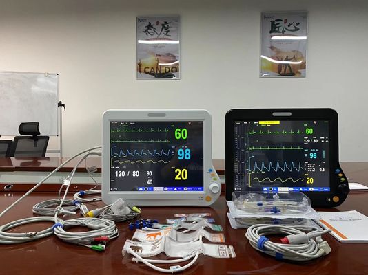 مراقب متعدد المعايير الطبية البيطرية مع 2Temp SPO2 ECG