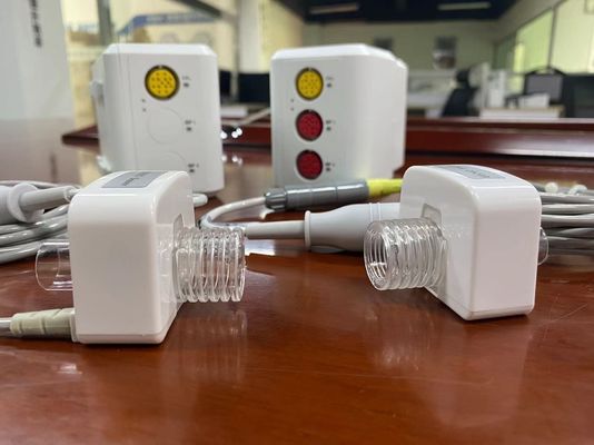 مستشعر Etco2 الرئيسي لـ White Capnography لقياس ثاني أكسيد الكربون في نهاية المد والجزر