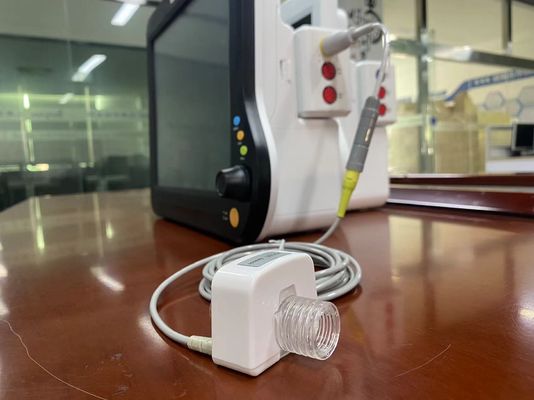 مستشعر Etco2 الرئيسي لـ White Capnography لقياس ثاني أكسيد الكربون في نهاية المد والجزر