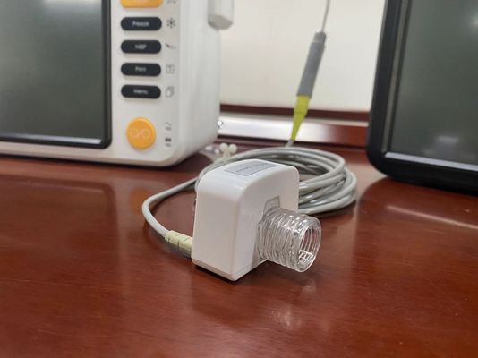 مادة بلاستيكية نهاية جهاز استشعار CO2 المد والجزر الرئيسي لمراقبة القلب في وحدة العناية المركزة
