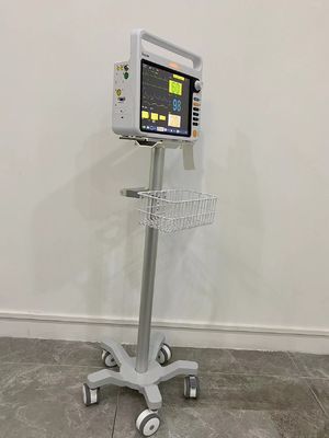 وحدة العناية المركزة الطيران الألومنيوم المواد المريض مراقبة عربة مع 3 بوصة عجلات صامتة
