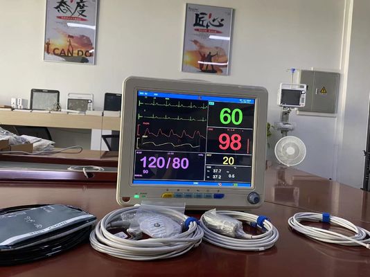 أجهزة مراقبة طبية محمولة مع شاشة LCD TFT 12.1 بوصة مراقبة العلامات الحيوية