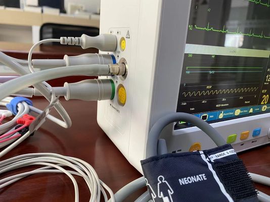 مراقبة المريض المحمولة في عيادة الجناح العام مع EtCO2 ECG SPO2 NIBP Temp قياس