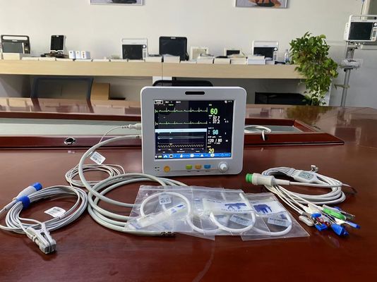 مراقبة البيطرية المحمولة للعلامات الحيوية مع EtCO2 ECG SPO2 NIBP ومقياس درجة الحرارة
