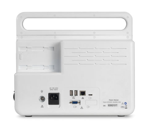 12.1 بوصة TFT LCD أجهزة مراقبة عالية الجودة للمرضى القلب مع مع قياسات شاملة من ECG، SPO2، NIBP، Temp، Resp.